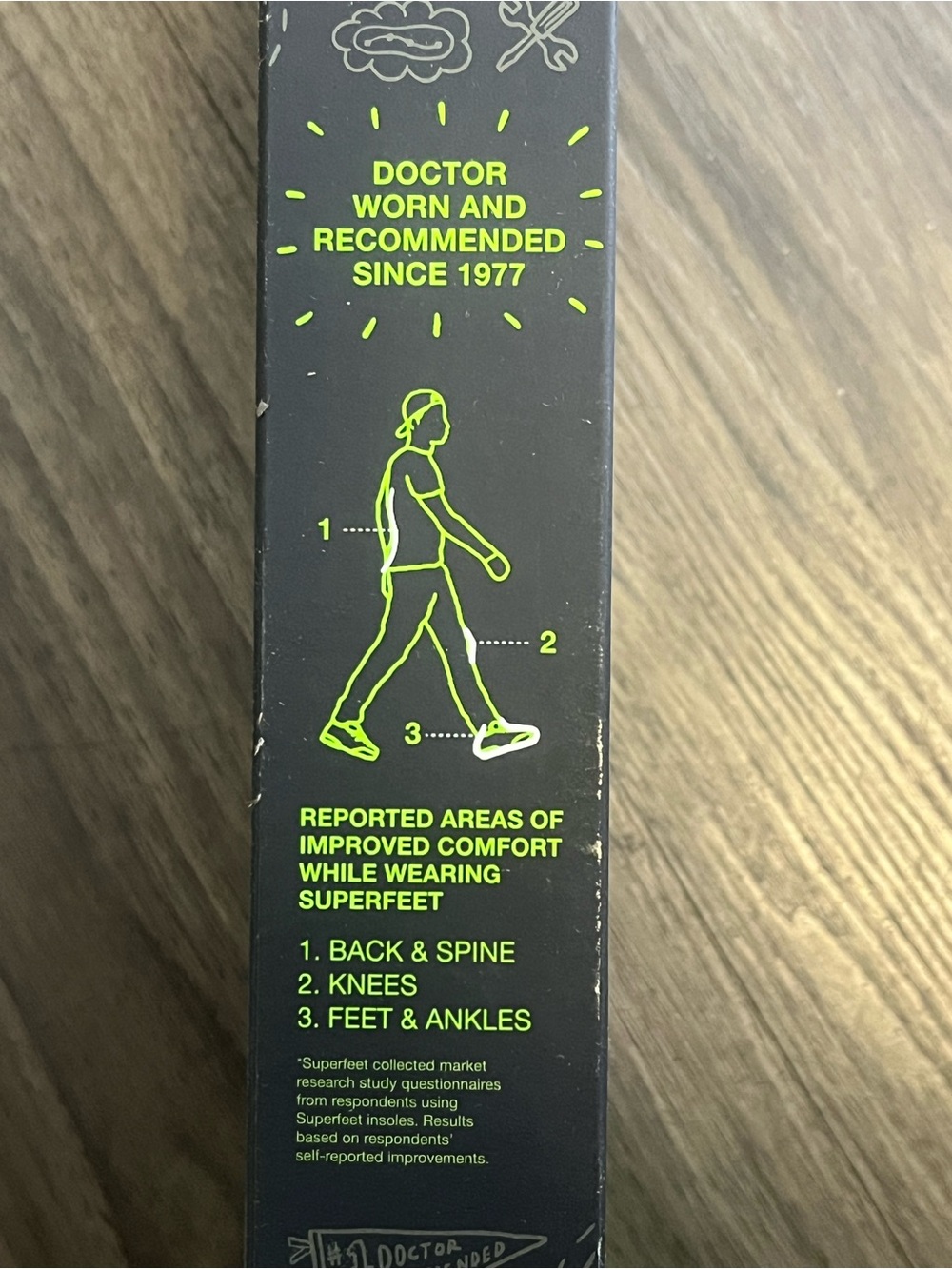 Superfeet All Purpose High Arch Support Insole - Neon Green - Picture 5 of 5
